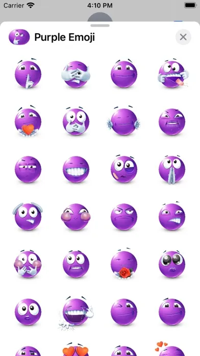 Purple Emoji Screenshots