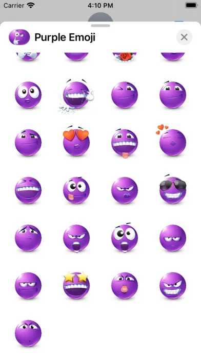 Purple Emoji Screenshots