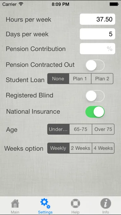 Capturas de tela do UK Salary Calculator 2024-2025