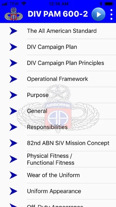 تصاویر 82 Airborne Division Pam 600-2