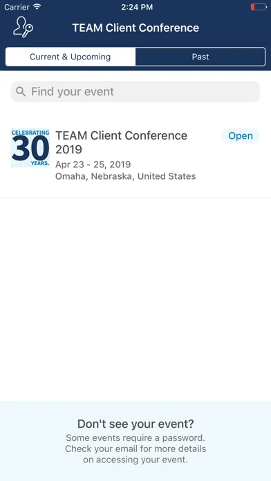 TEAM Client Conference Screenshots