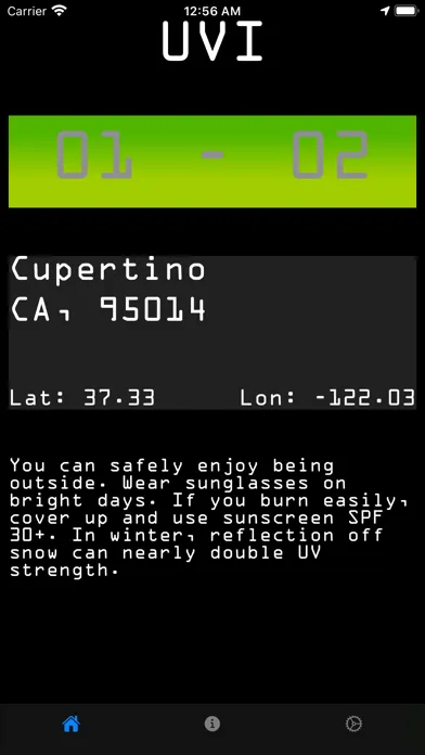 ภาพหน้าจอของ UV Index by dnzh