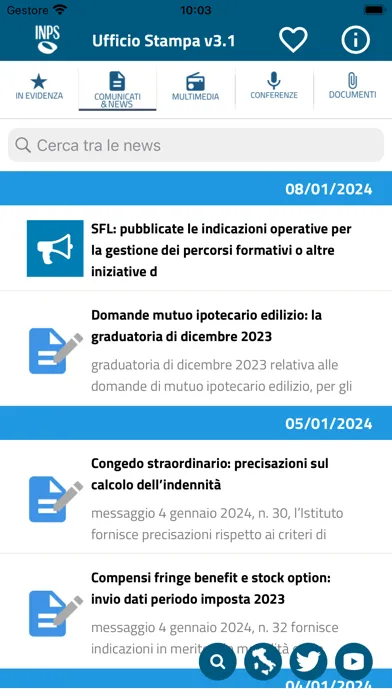 INPS Ufficio Stampa سکرین شاٹس