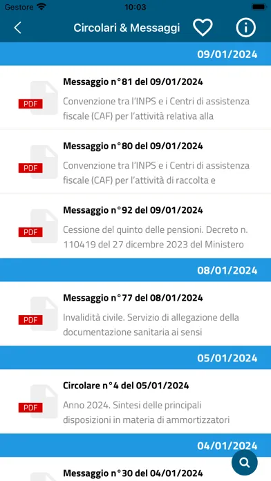 INPS Ufficio Stampa سکرین شاٹس