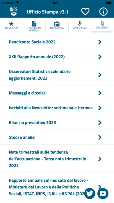 INPS Ufficio Stampa سکرین شاٹس