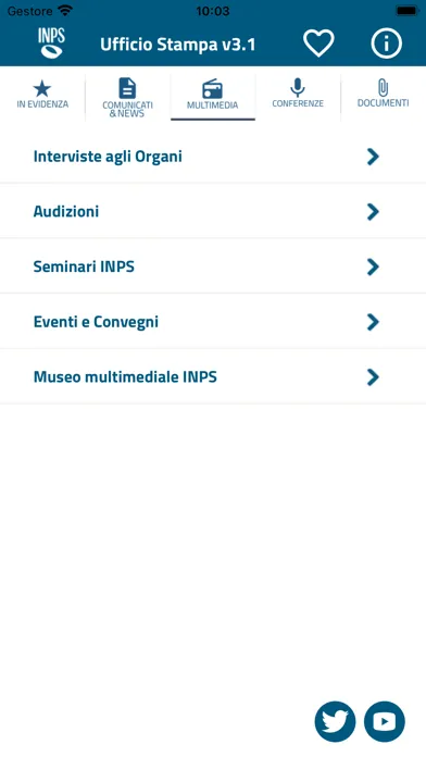 INPS Ufficio Stampa سکرین شاٹس