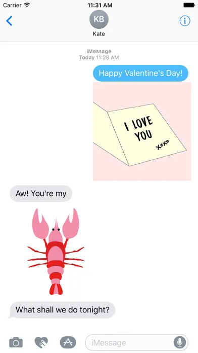 Mills & Boon Happy Ever After iMessage Stickers Screenshots