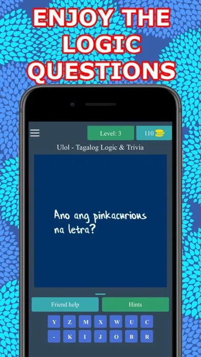 Ulol - Tagalog Logic & Trivi应用截图