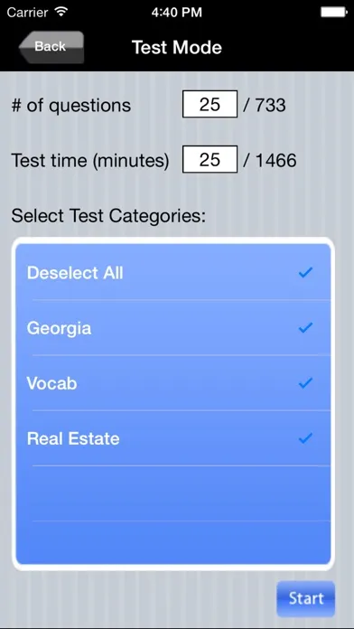 Ảnh chụp màn hình của Georgia Real Estate Agent Exam Prep