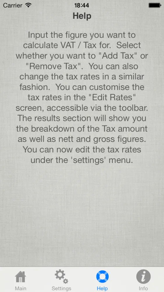 V.A.T. Calculator স্ক্রিনশট