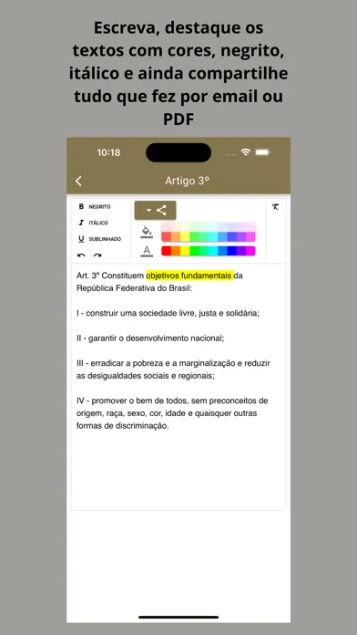 Screenshot di Vade Mecum Lite Direito Brasil