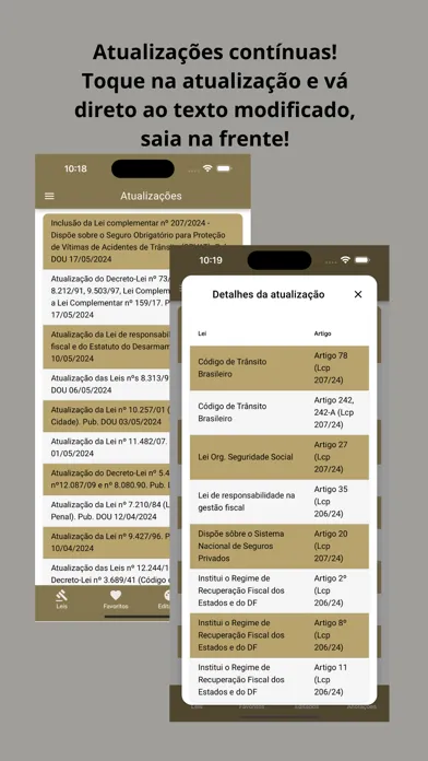Screenshot di Vade Mecum Lite Direito Brasil