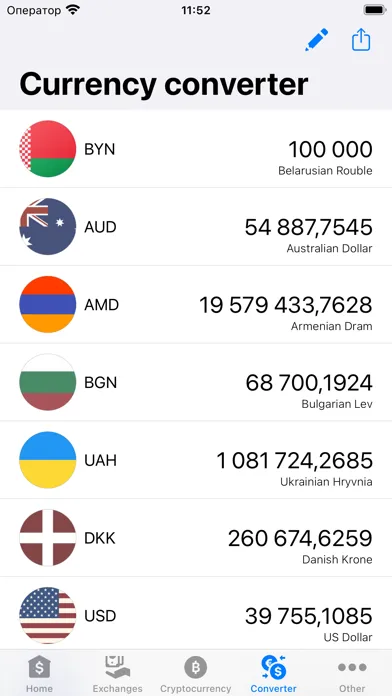 Exchange rates of Belarus Ekran Görüntüleri