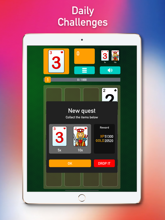Jack of Hearts Card Game iPad  Screenshots