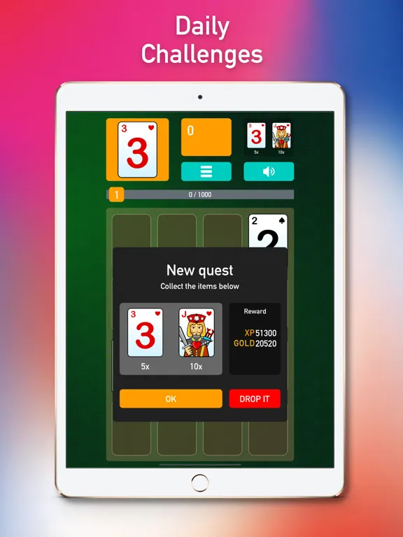 Tangkapan layar Jack of Hearts Card Game iPad 