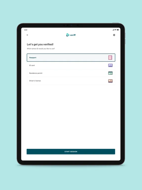 ภาพหน้าจอของ Verify people/Identify fraud iPad 