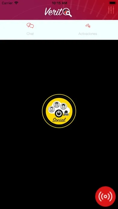 Tangkapan skrin VeritoApp