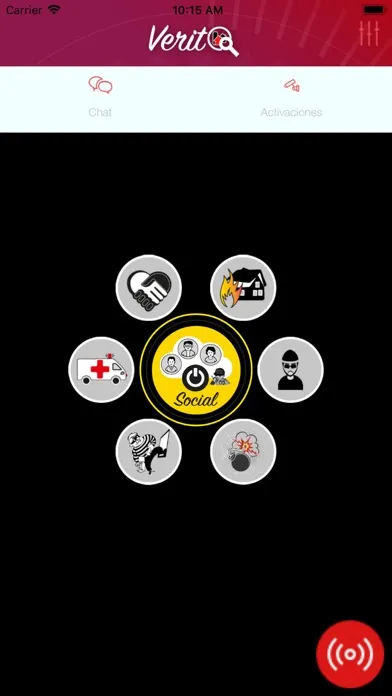 Tangkapan skrin VeritoApp