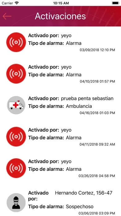 Tangkapan skrin VeritoApp