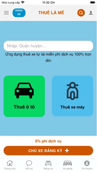Screenshot di Thuê xe tự lái - Thuê là mê