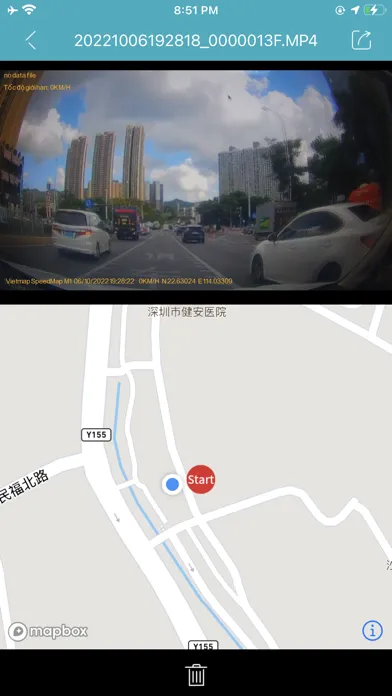 Tangkapan layar Vietmap REC