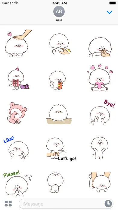 صور Animated Fluffy Bichon Frise