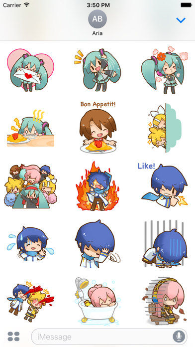 Screenshot di Miku And Team HD Sticker