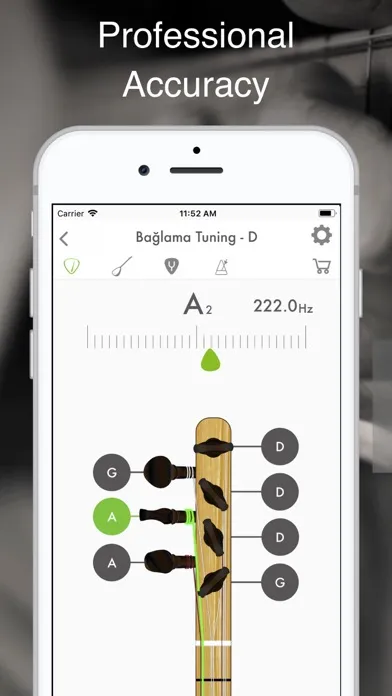 Saz Tuner - Baglama Akort App স্ক্রিনশট