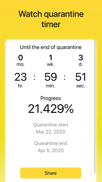 Capturas de pantalla de Quarantine Timer - stay home