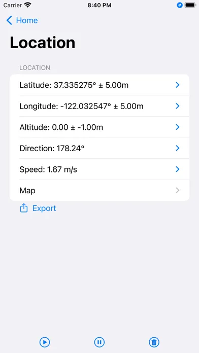 Zrzuty ekranu Sensor-App