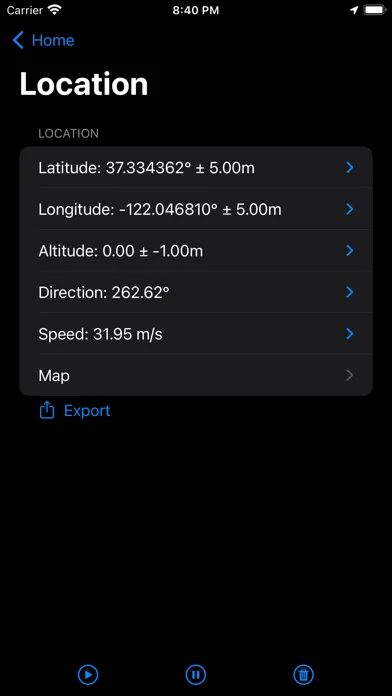 Zrzuty ekranu Sensor-App