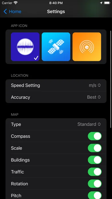 Zrzuty ekranu Sensor-App