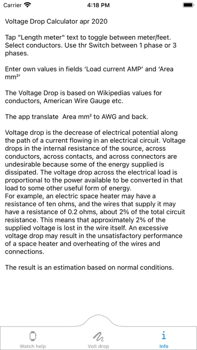 VoltageDrop应用截图