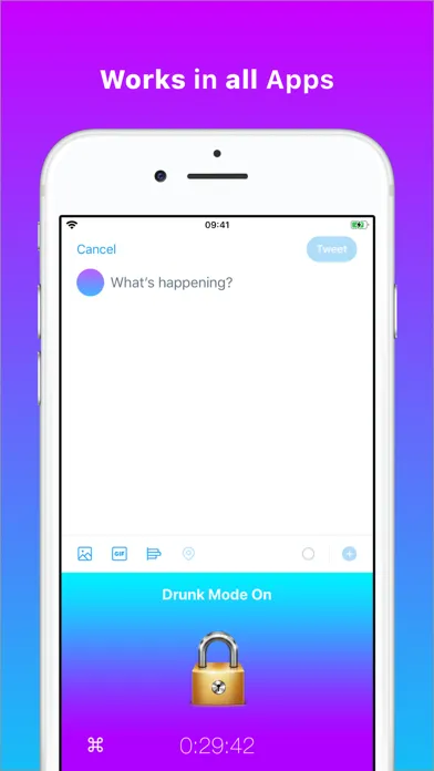 Ảnh chụp màn hình của Drunk Mode Keyboard