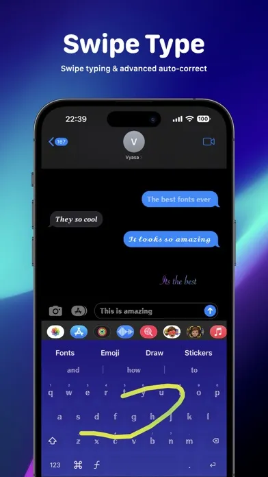 صور Fonts Keyboard AI
