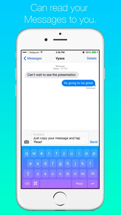 صور Read To Me Keyboard Free - Create cool color themes, use text to speech tts with voice speak rate and gif emoji