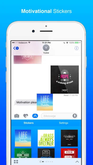 Success & Motivational Stickers for iMessage سکرین شاٹس