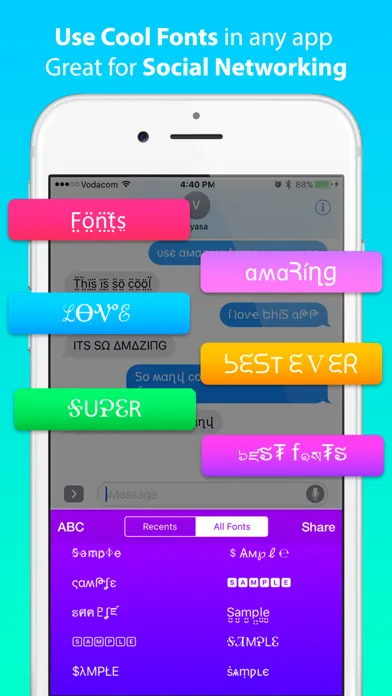 Cool Video Keyboard - Custom Emoji & Rainbow Theme Screenshots