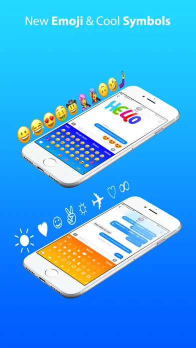 Cool Video Keyboard - Custom Emoji & Rainbow Theme Screenshots