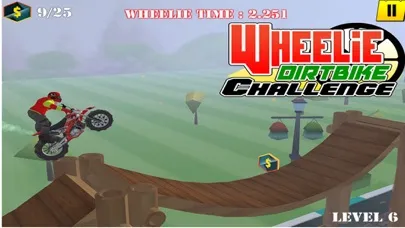 Capturas de tela do Wheelie Stunt Bike Challenge
