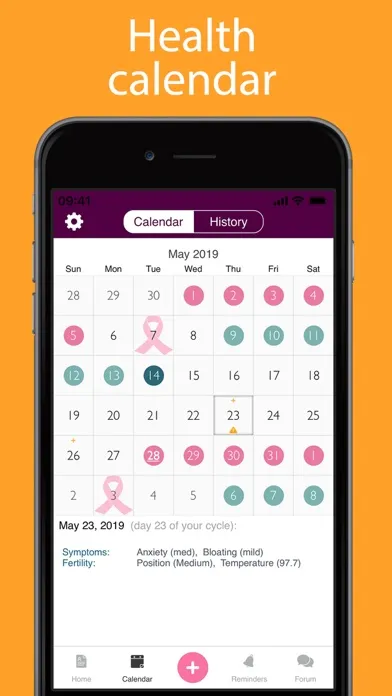 تصاویر iPeriod Period Tracker +