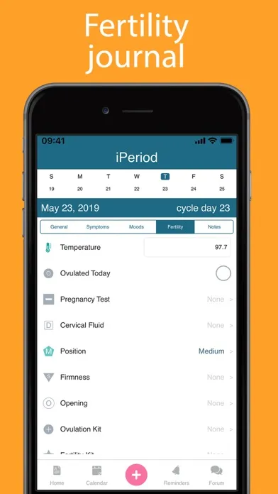 تصاویر iPeriod Period Tracker +