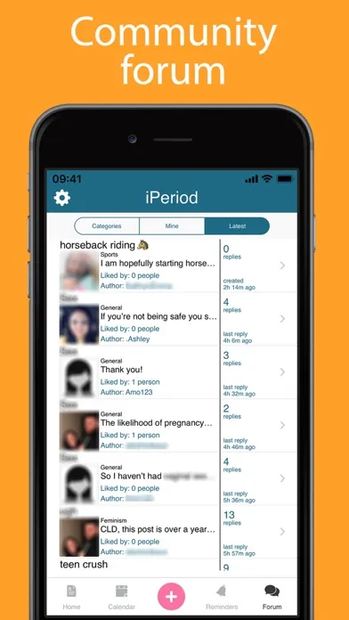 تصاویر iPeriod Period Tracker +