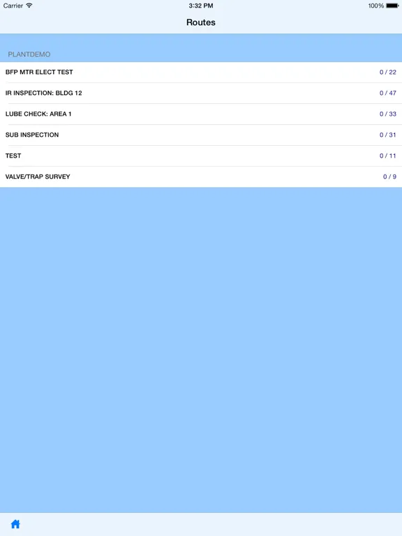 Ảnh chụp màn hình của WebView Data Collector iPad 