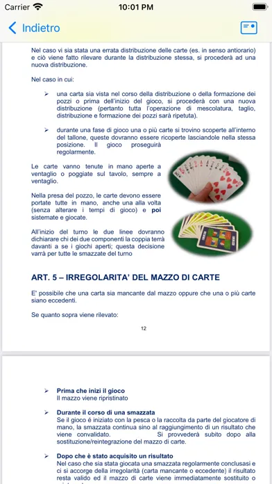 Codice di Gara Burraco Light應用截圖