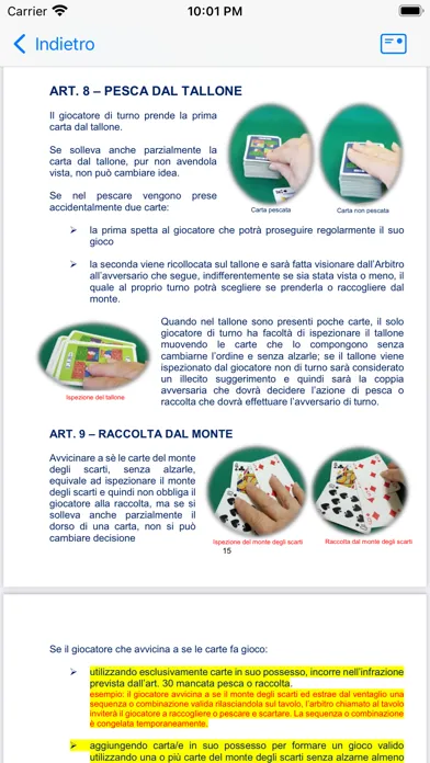 Codice di Gara Burraco Light應用截圖