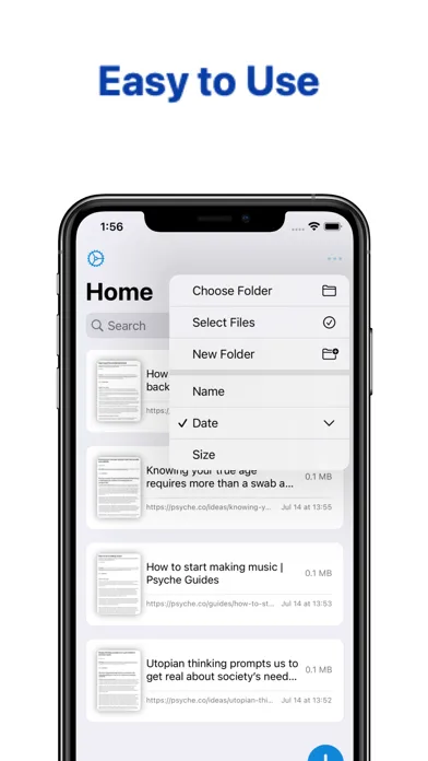 Capturas de pantalla de SnapPDF - Convert Web to PDF