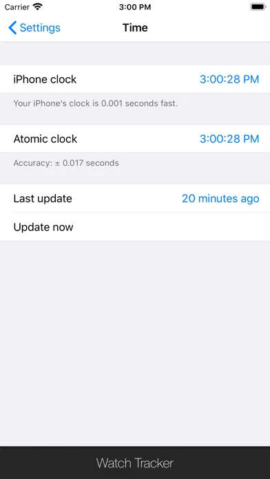 Captures d'écran de Watch Tracker