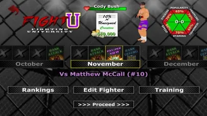 Weekend Warriors MMA スクリーンショット