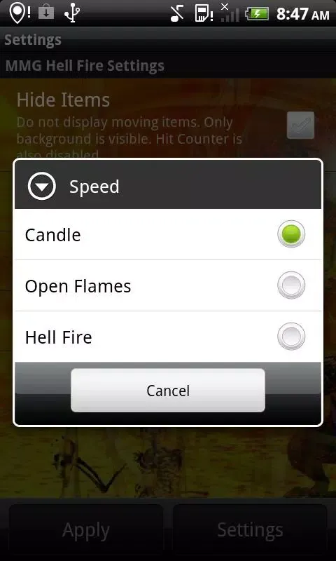 Dragon Fire Live Wallpaper 스크린샷